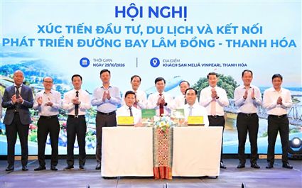 Thanh Hóa - Lâm Đồng bắt tay kích cầu du lịch, khôi phục đường bay