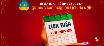 Lịch công tác tuần từ ngày 21/09 - 25/09/2026