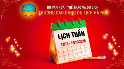 Lịch công tác tuần từ ngày 12/10 - 16/10/2026