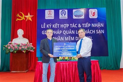 DiHotel trao tặng phần mềm Quản lý khách sạn cho các trường đại học, cao đẳng phía Bắc