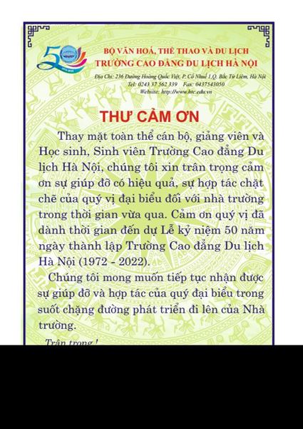 Thư cảm ơn