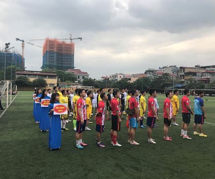 Khai mạc giải bóng đá HTC lần thứ III chào mừng 45 năm thành lập trường